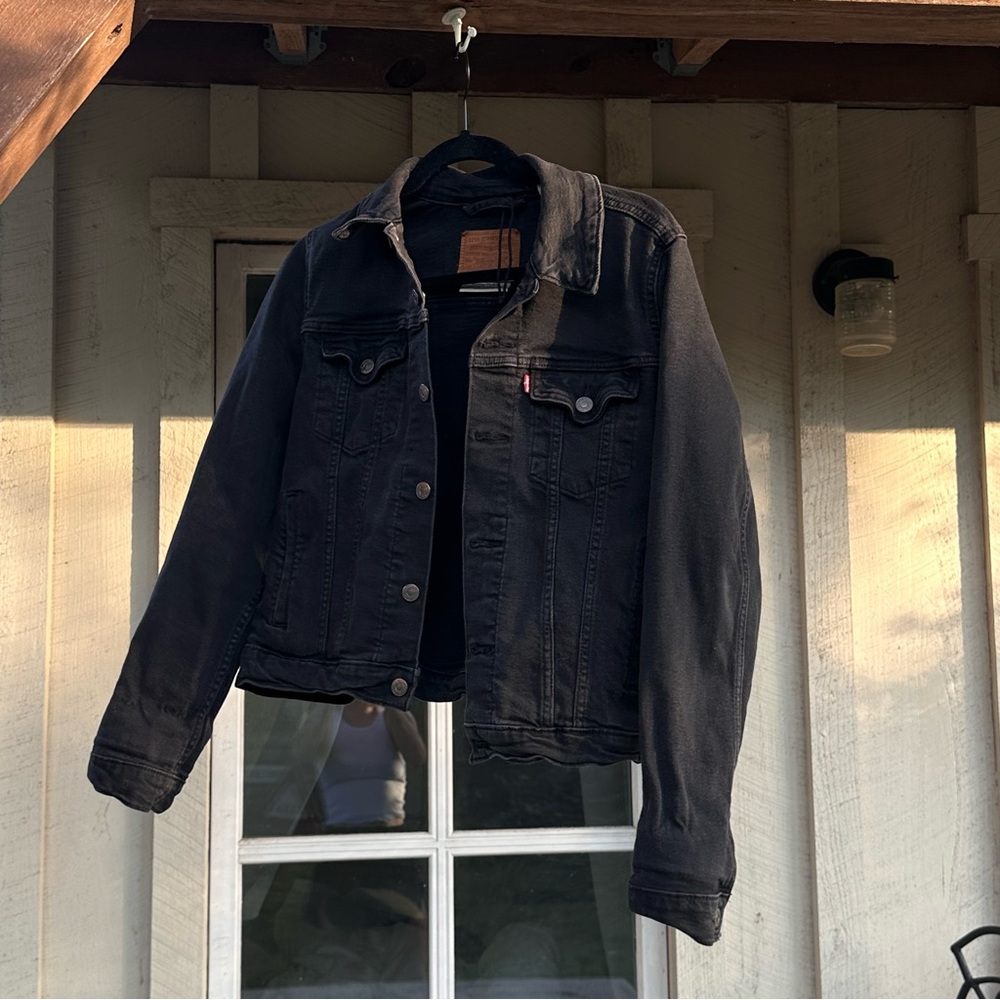 Levi's Premium ORIGINAL TRUCKER JACKET black air size L SOLD OUT ONLINE